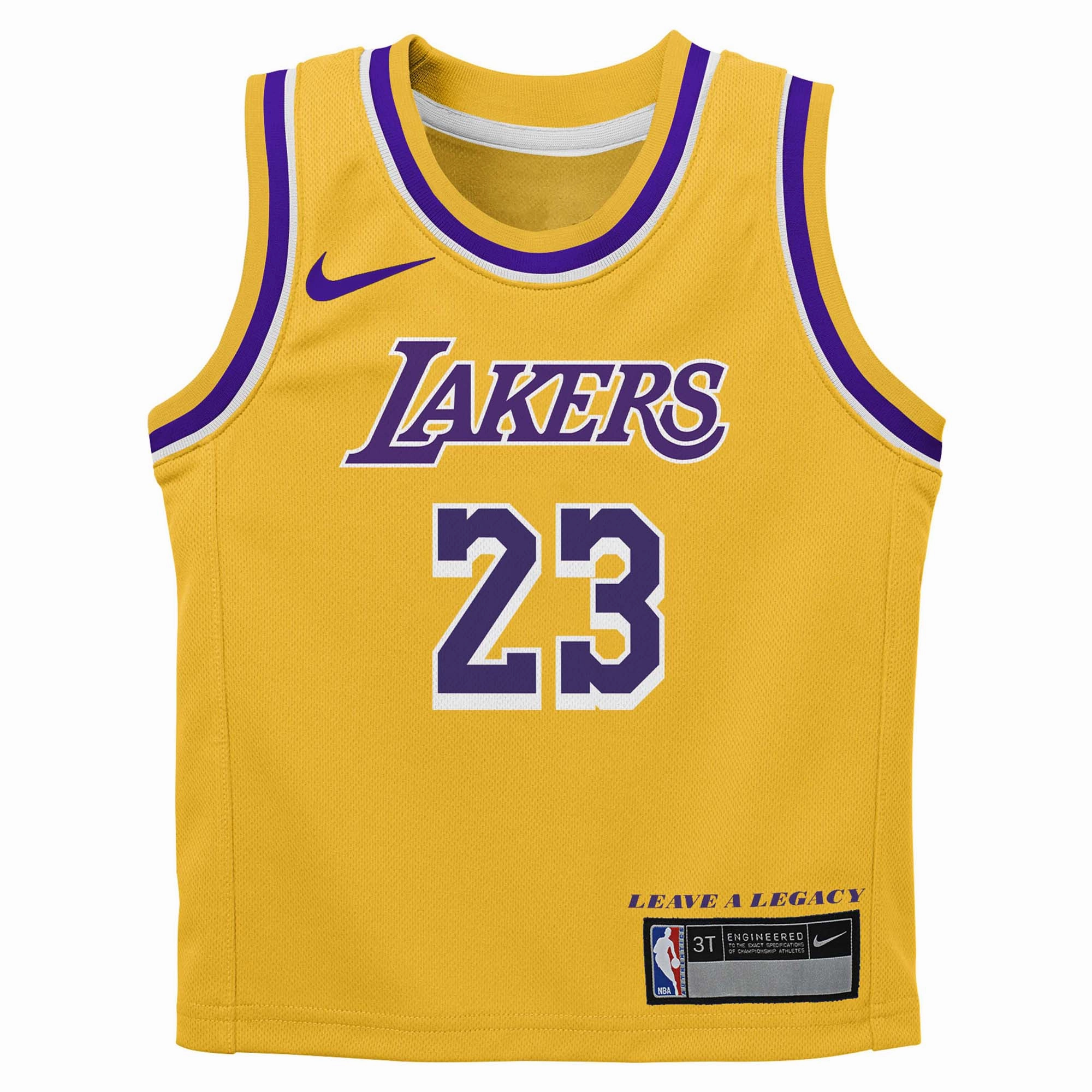 Non Binding Edgework Odor Control Treatment Infant's NBA Los Angeles Lakers Lebron James Icon Replica Jersey
