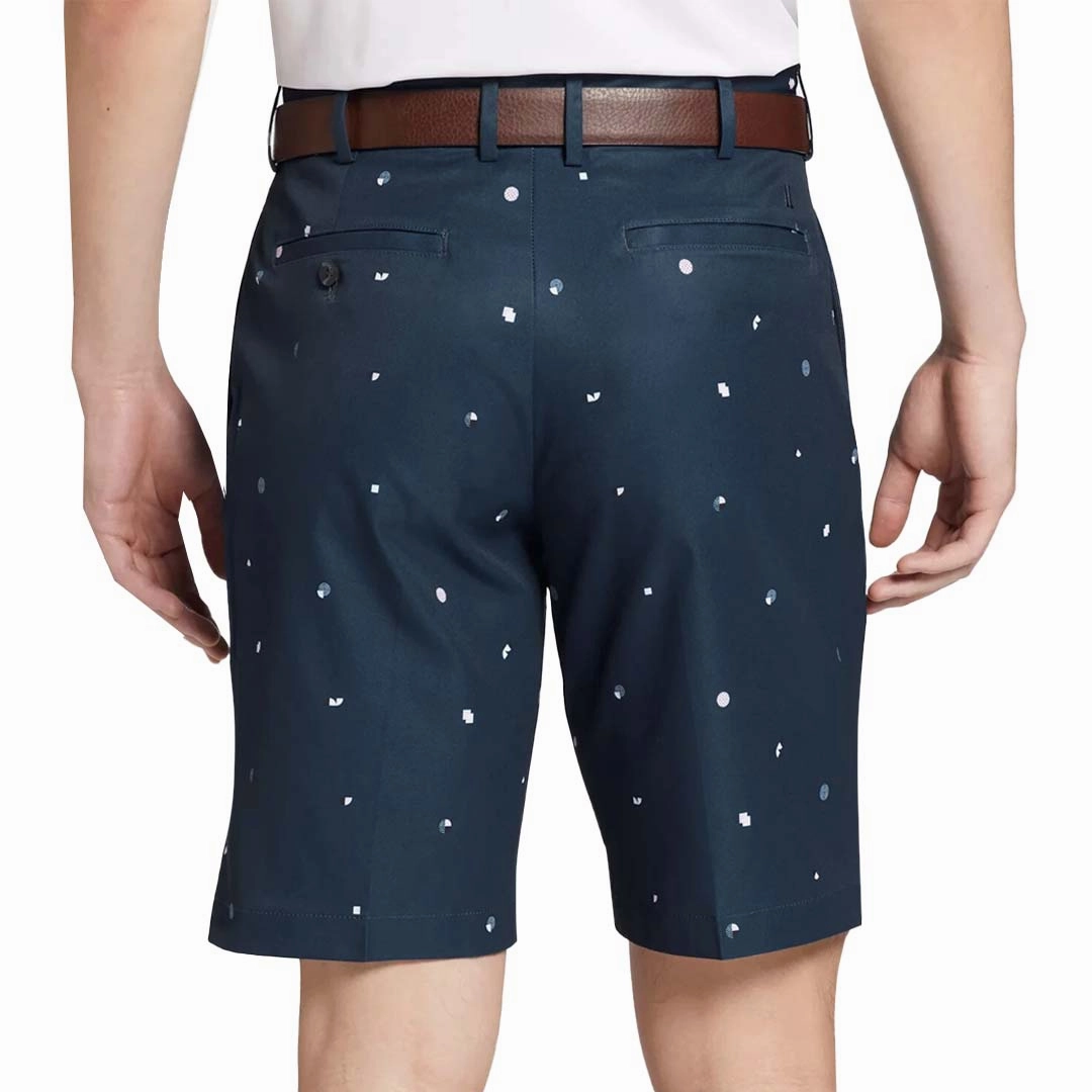 Walter Hagen - Men's Plain Print Twill Shorts (MGA34154 410) Active Hours