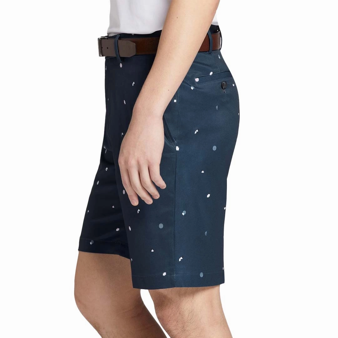 Walter Hagen - Men's Plain Print Twill Shorts (MGA34154 410) Air Control Effortless Style