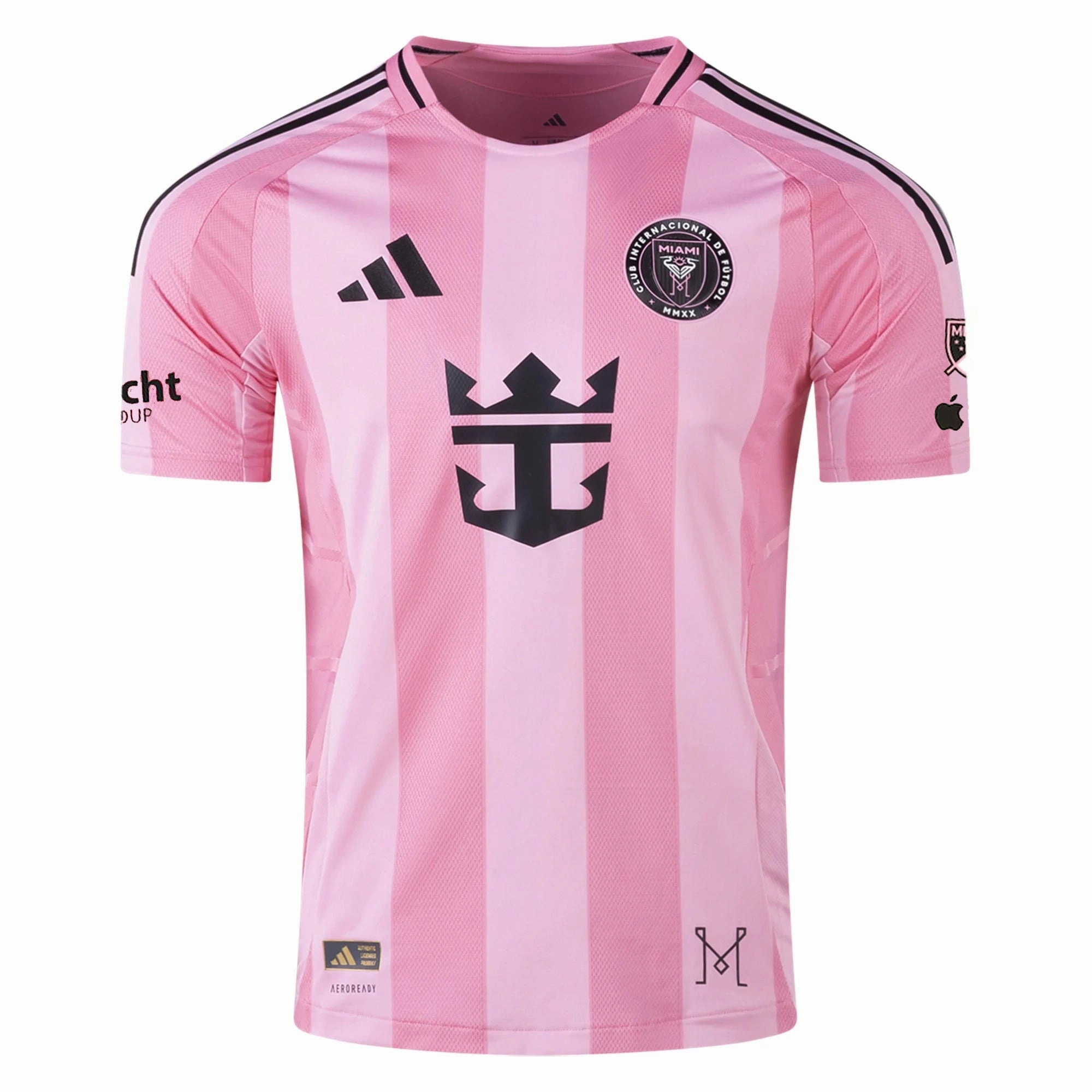 Non Chafing Seam Finish Modern Look Inter Miami CF Authentic Home Jersey 25/26 (Easy Pink) - w/ MLS Patches   Sponsor