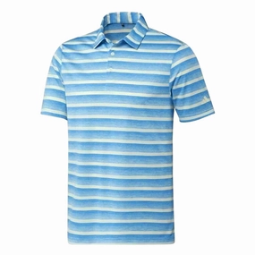 Moisture wicking fitness gear adidas - Men's Two-Color Striped Polo (IU4332)