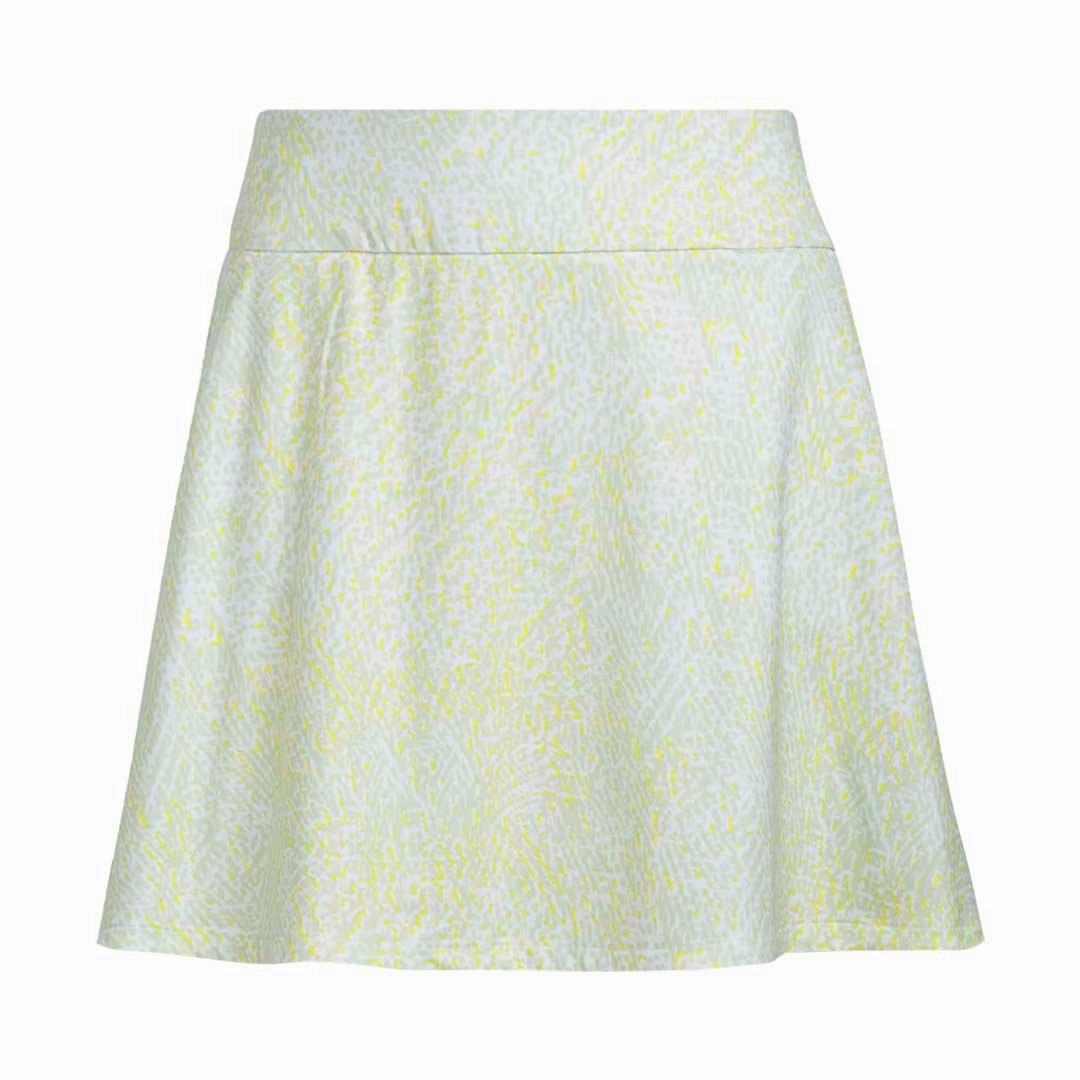 Functional Fit Reliable Fit adidas - Women's Printed Frill Golf Skirt (HT1970)