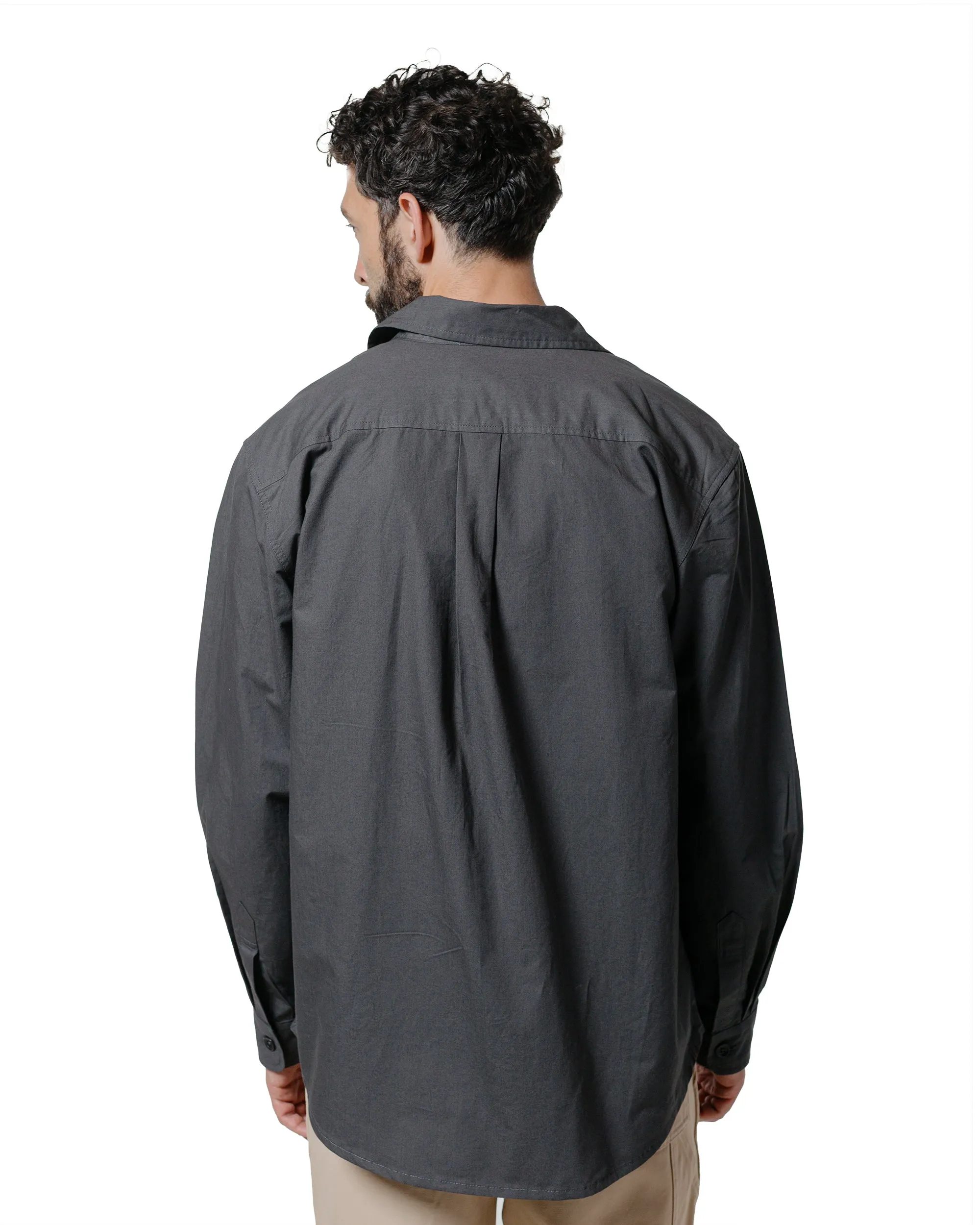 James Coward Filter Shirt Charcoal Cotton Washi Standalone Option