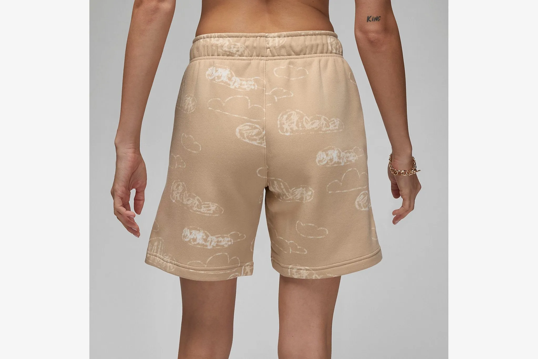 Reinforced Edges Comfortable Design Jordan "Artist Series by Parker Duncan Fleece Short" W - Desert