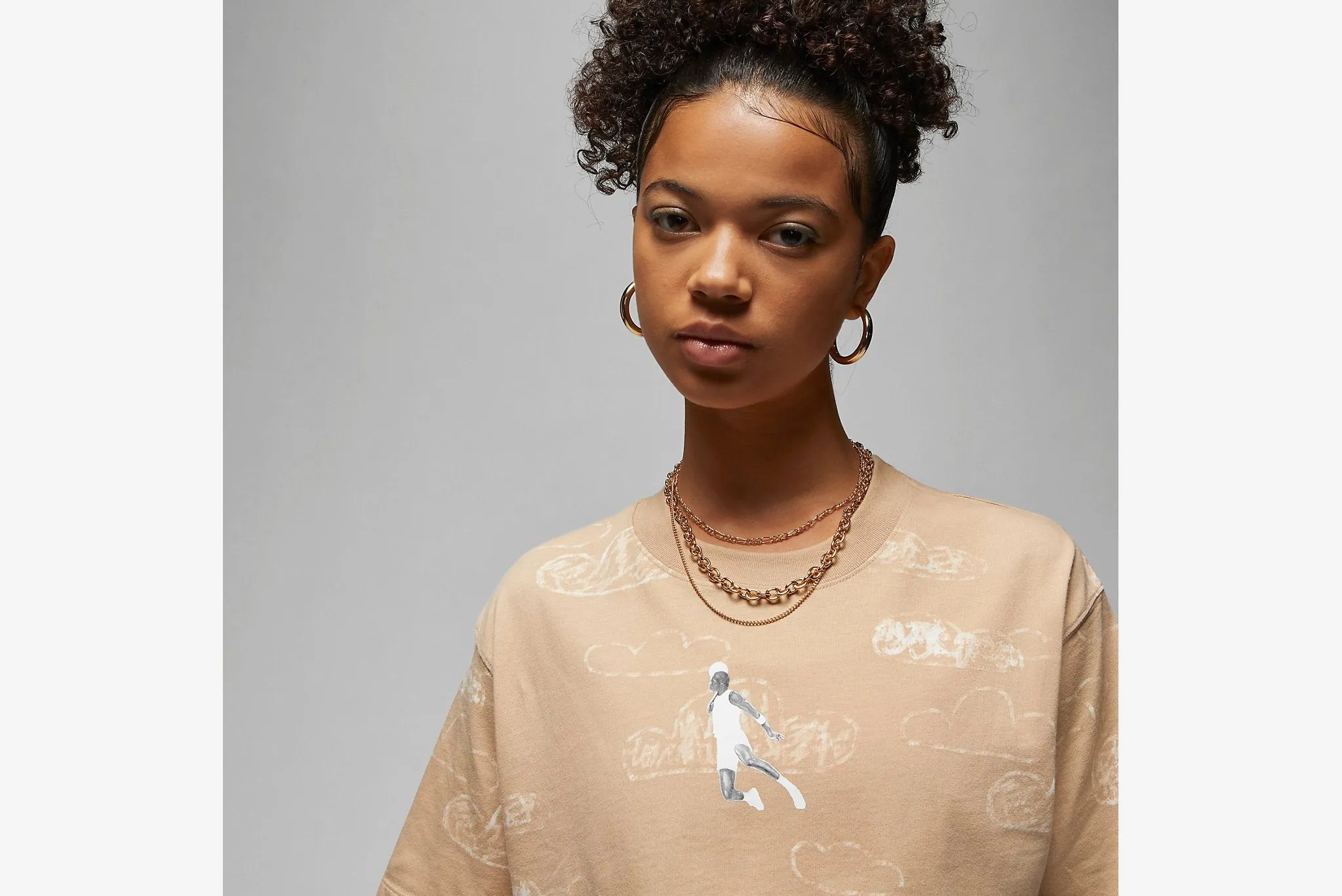 QuickReleaseClosure Jordan "Artist Series by Parker Duncan T-shirt - W - Desert