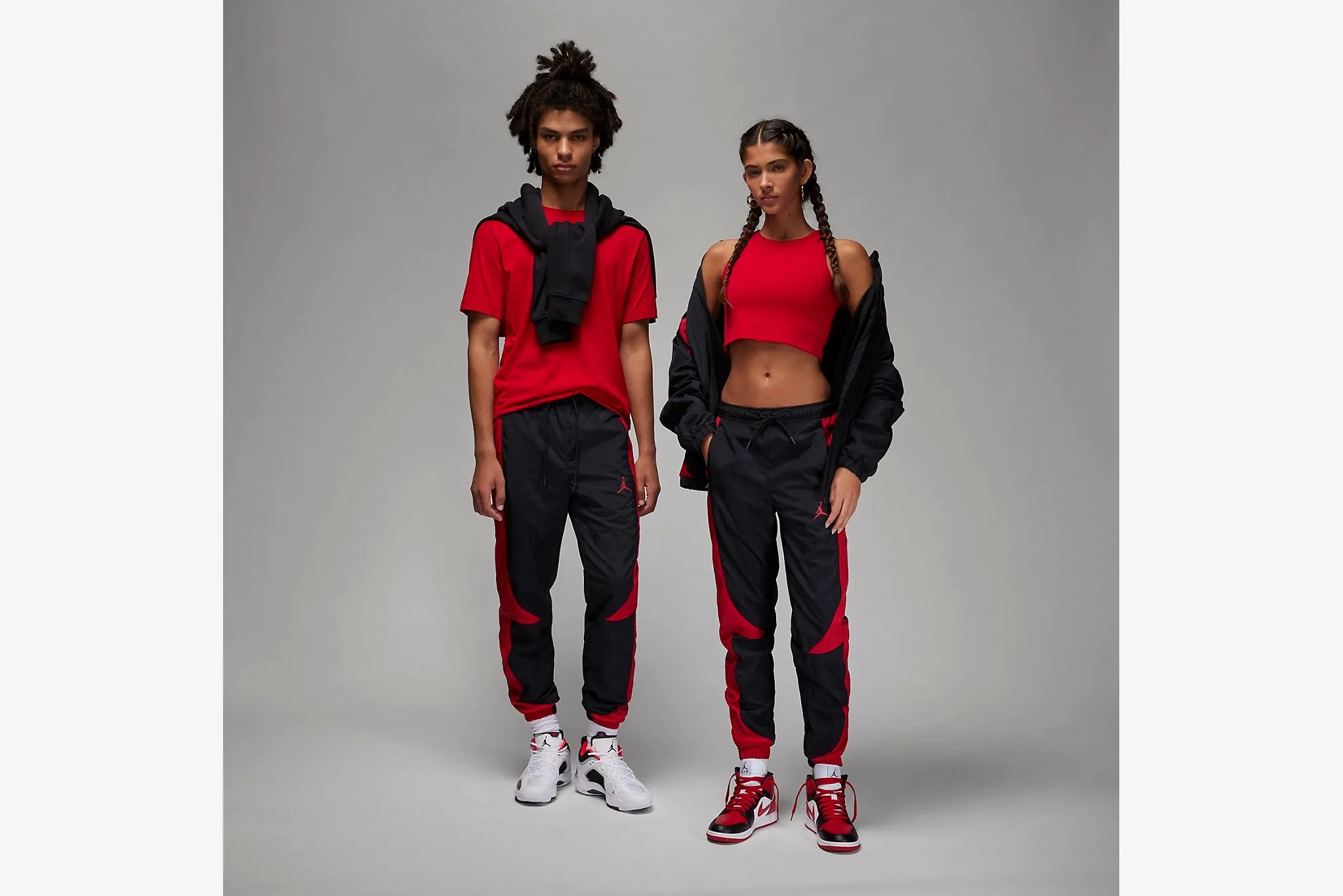 FoldableDesign Jordan "Sport Jam Warm Up Pant" M - Black / Gym Red