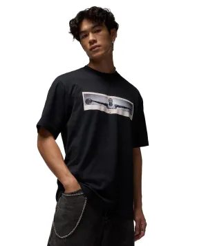 Jordan Wings Photo Tee - Black Comfortable Wear Crown Fit