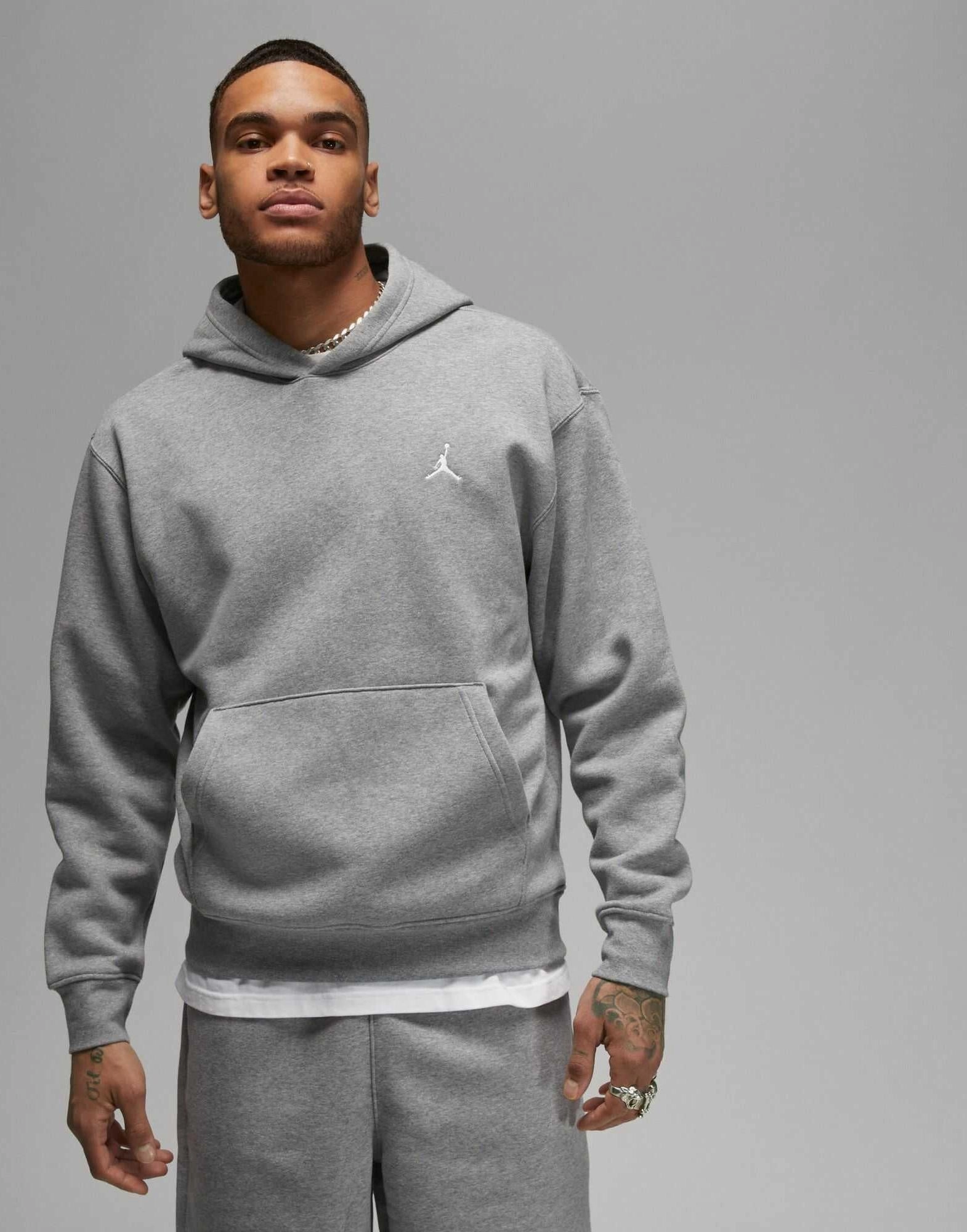 Jordan Men's Essentials Fleece Pullover wrinkle free finish