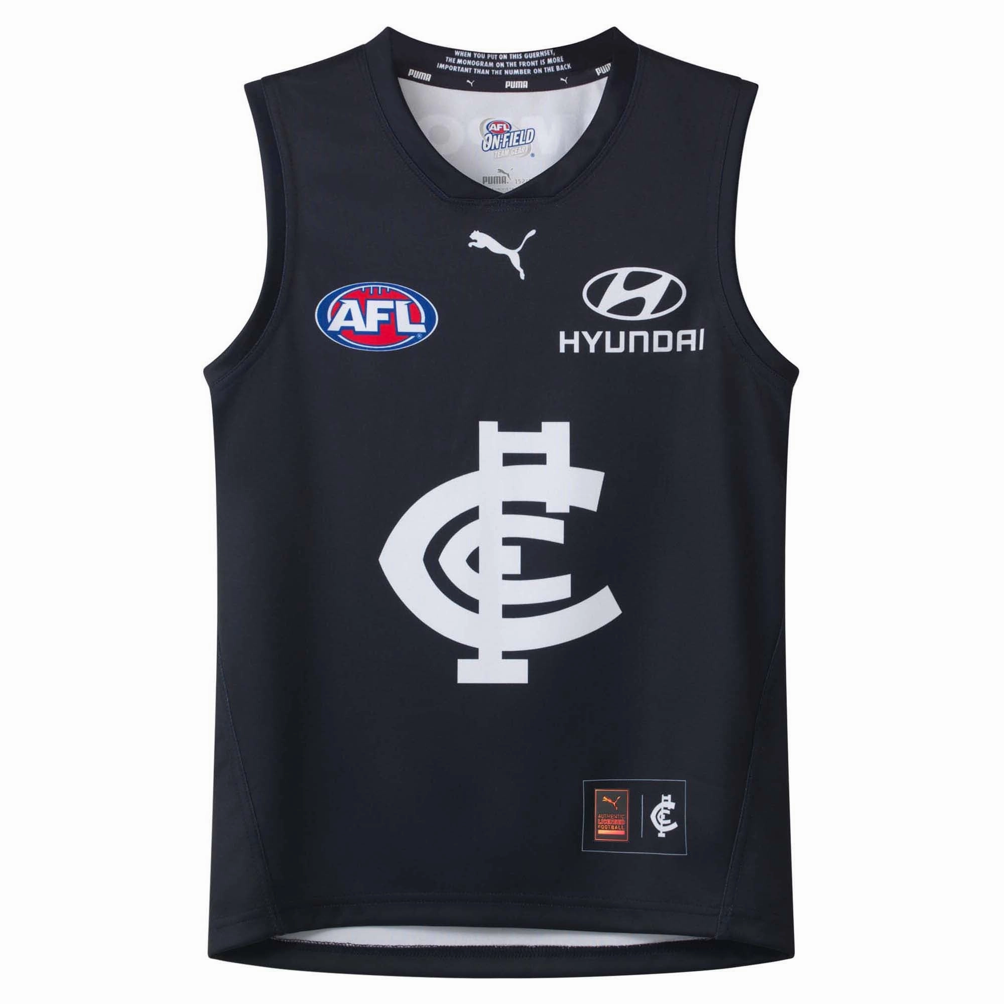 Functional Activewear Eco Friendly Dye Process Junior's AFL Carlton Blues Football Club 2025 Home Replica Jersey