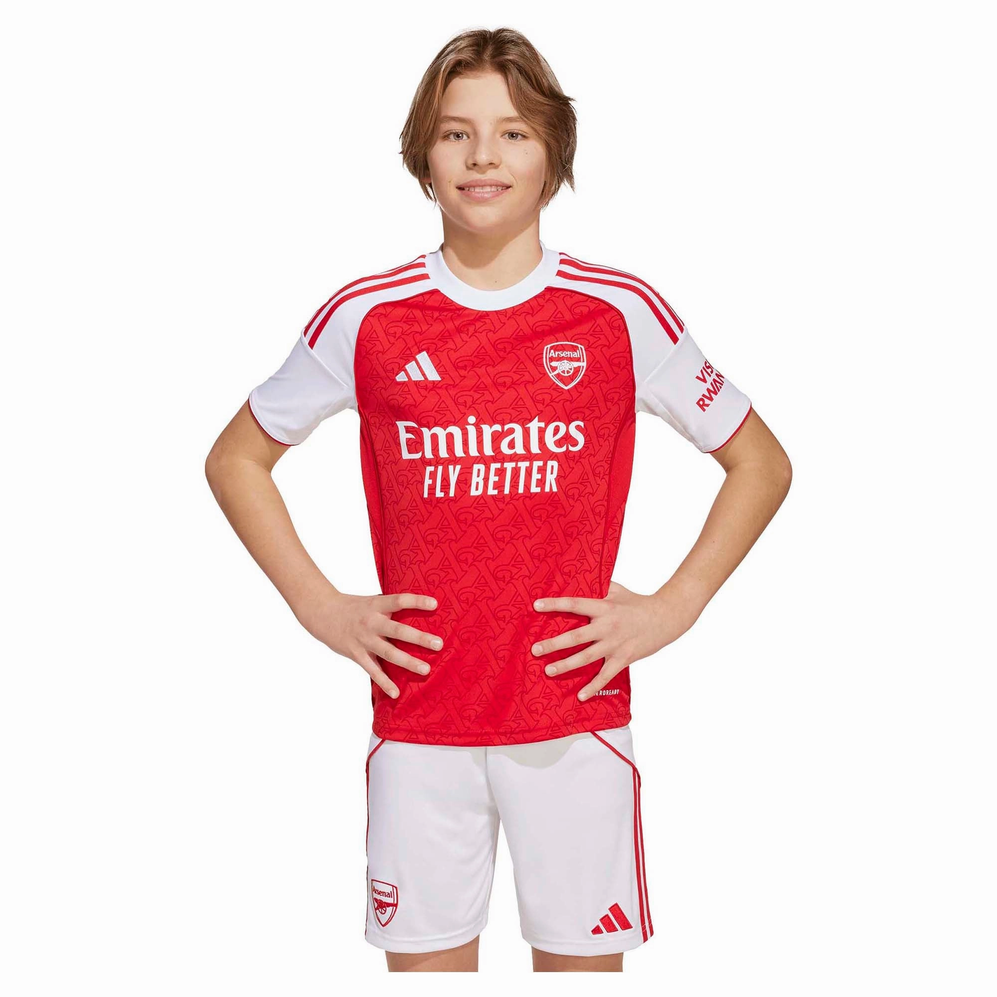 Heat Transfer Graphics Eco Friendly Dye Junior's Arsenal FC 2025/26 Home Soccer Jersey