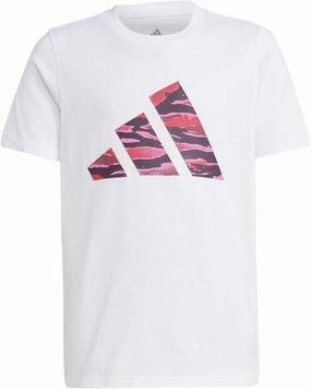 Chic Wearable Cotton Blend Junior's Camo Graphic T-Shirt