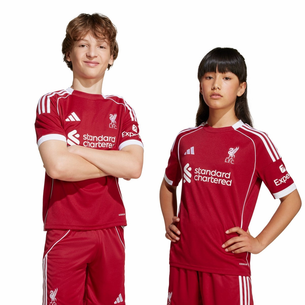 Relaxed Fit Technology Junior's Liverpool FC 2025/26 Home Soccer Jersey