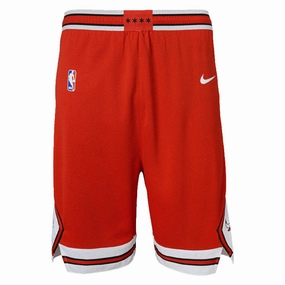 Junior's NBA Chicago Bulls Icon Swingman Shorts Ultra Soft Texture Breathable Back Ventilation