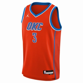 Abrasion Resistant Finish Multi Directional Flex Junior's NBA Oklahoma City Thunder Josh Giddey 2022/23 Statement Swingman Jersey