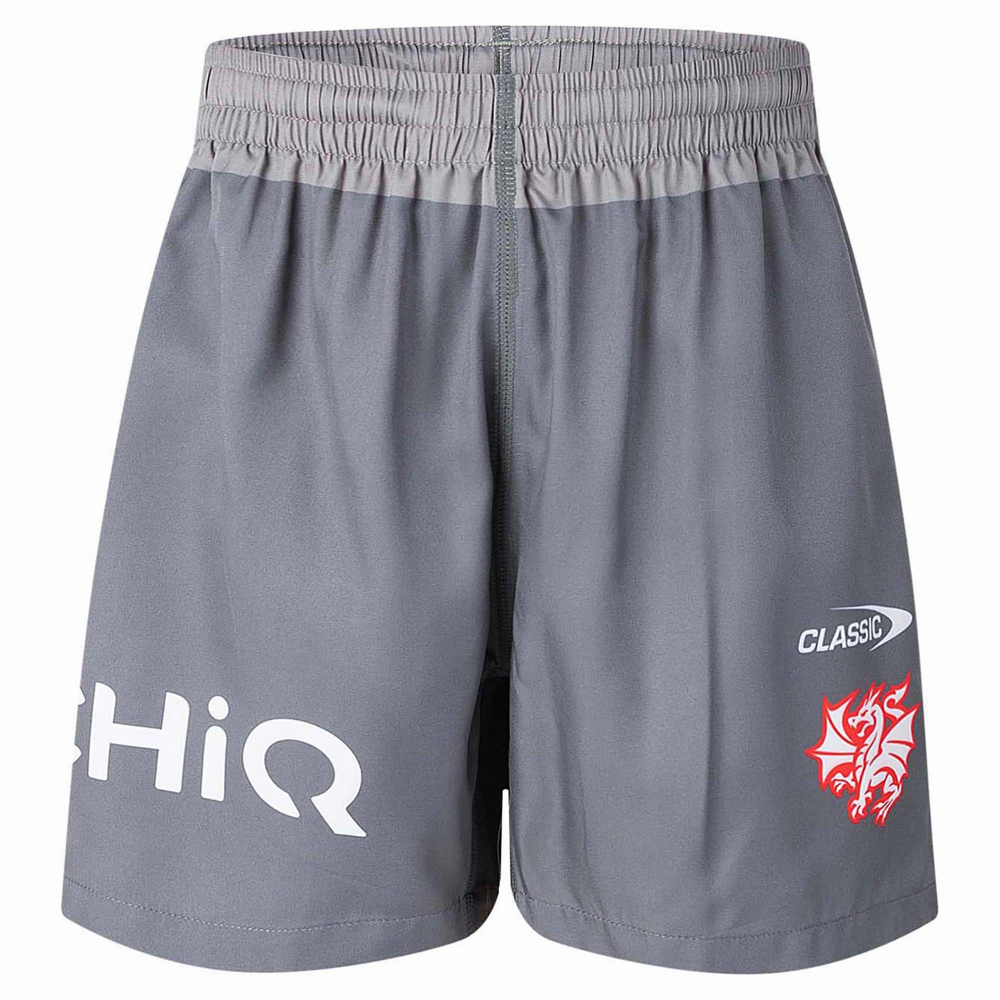 Junior's NRL St. George Illawarra Dragons 2025 Performance Gym Shorts Antimicrobial Treatment