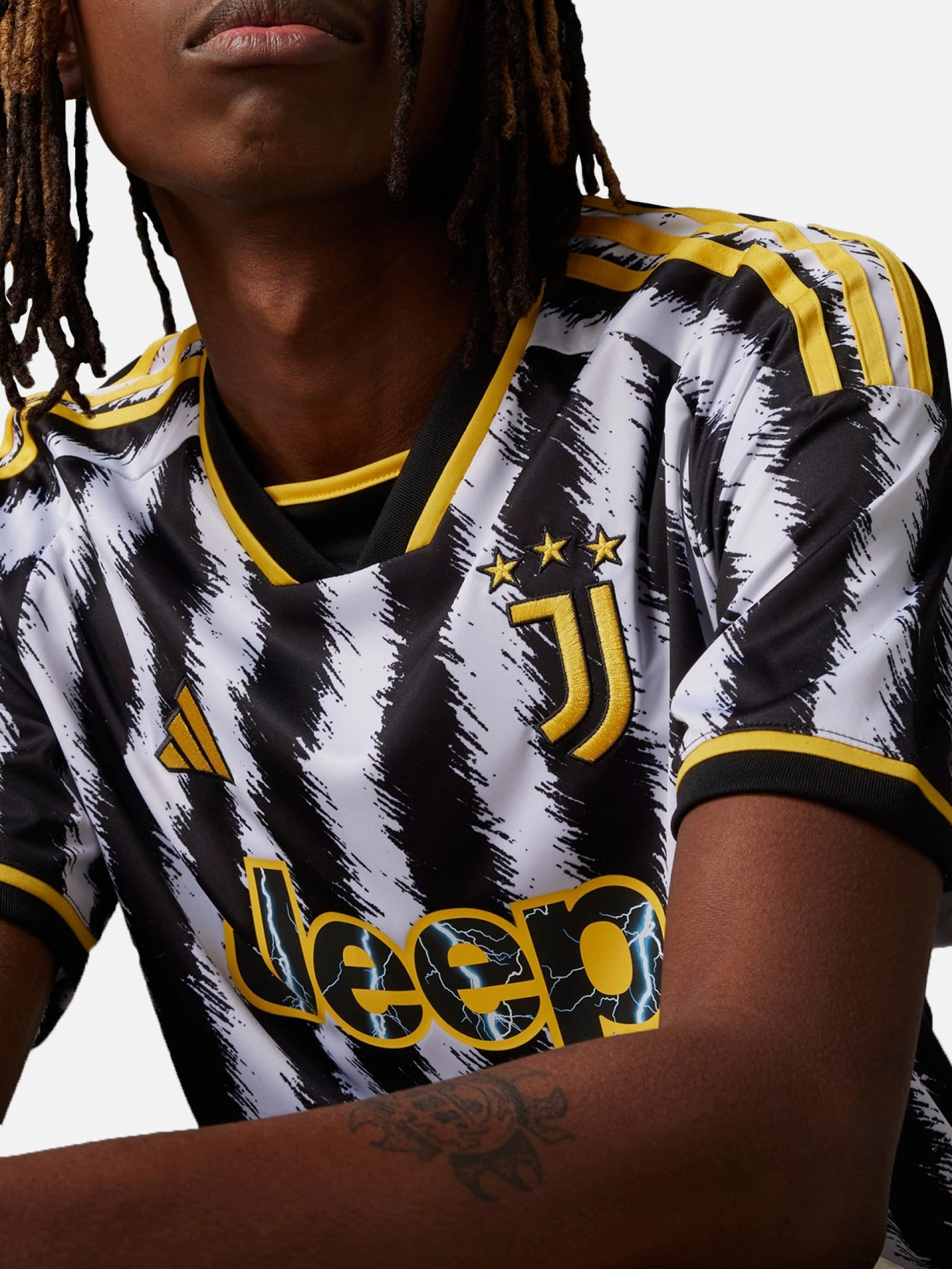 Relax Style Trend Double Stitched Hem Juventus 23/24 Home Jersey