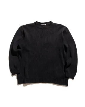 KAPTAIN SUNSHINE Cotton Washi Hand Frame P/O Ink Black Daily Fit