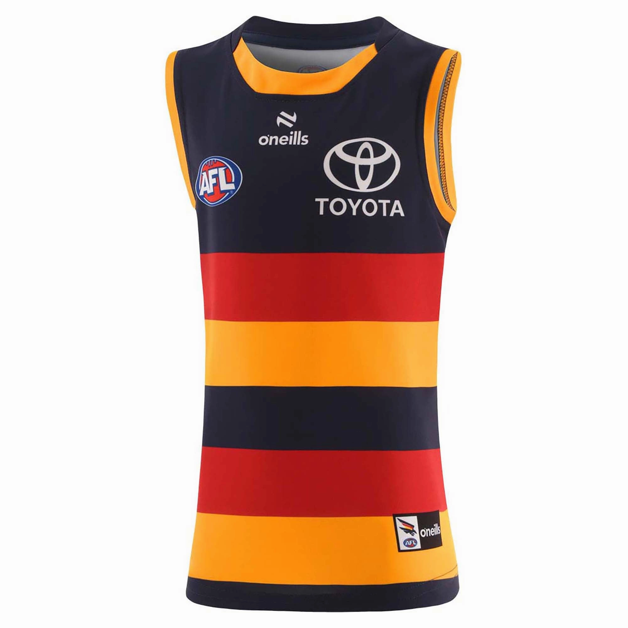 Kid's AFL Adelaide Crows Football Club 2025 Home Replica Jersey Cooling Core Technology