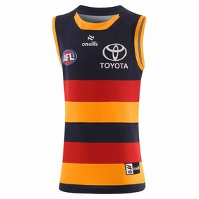 Kid's AFL Adelaide Crows Football Club 2025 Home Replica Jersey Cooling Core Technology