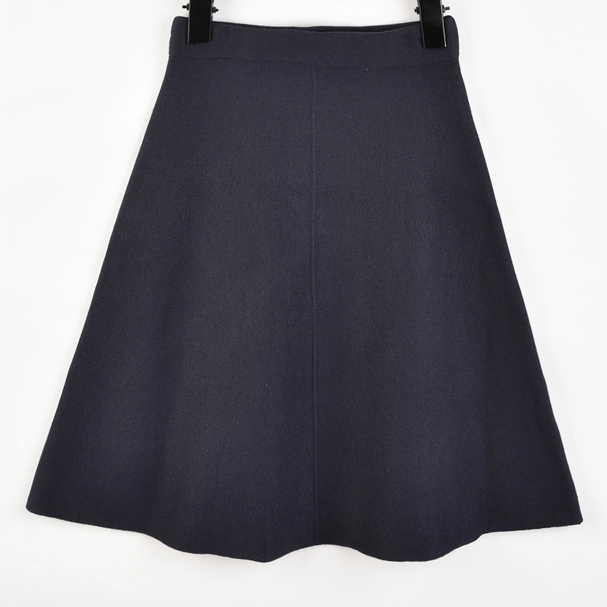 Knit Skirt High Density Weave Shirred Back