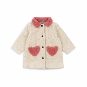hypoallergenic material Konges Sloejd Calin Coat, Antique White