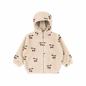 Konges Sloejd Jody Teddy Hoodie, Ma Grande Cerise Cuffs Adjust Waterproof Coating