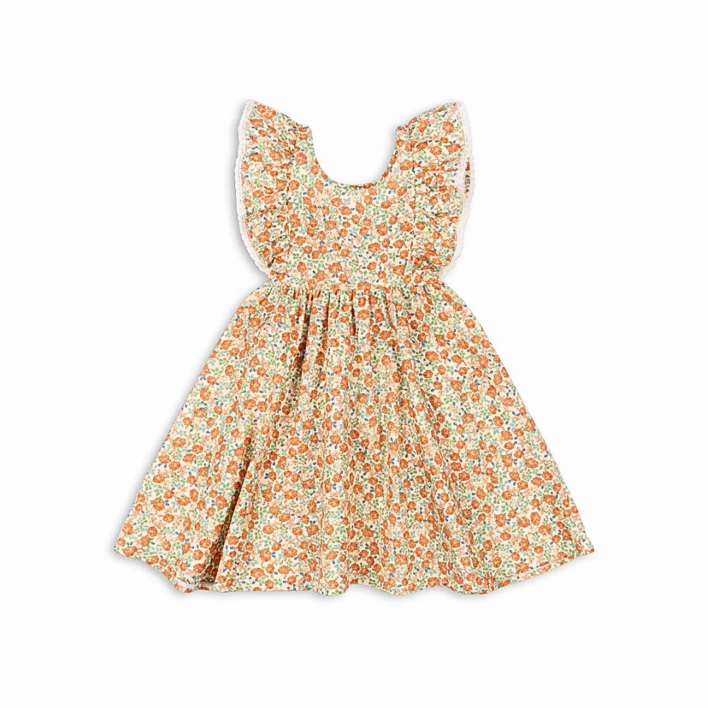 Lightweight Feel Konges Sloejd Verbena Dress Gots, Kaluka