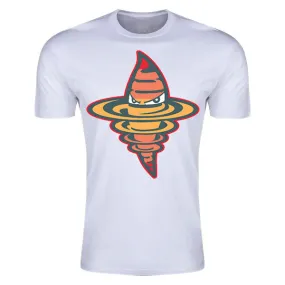 LA Galaxy Big Crest Cyclone Hooligan T-Shirt Elderly clothing