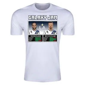 Trendy Fashion LA Galaxy Jam - Donovan and Beckham Retro T-Shirt