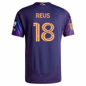 LA Galaxy Marco Reus Away Jersey 25/26 (Purple) - w/ MLS   Apple TV   RBC Sponsor Training Flex Stretch Fit Fabric
