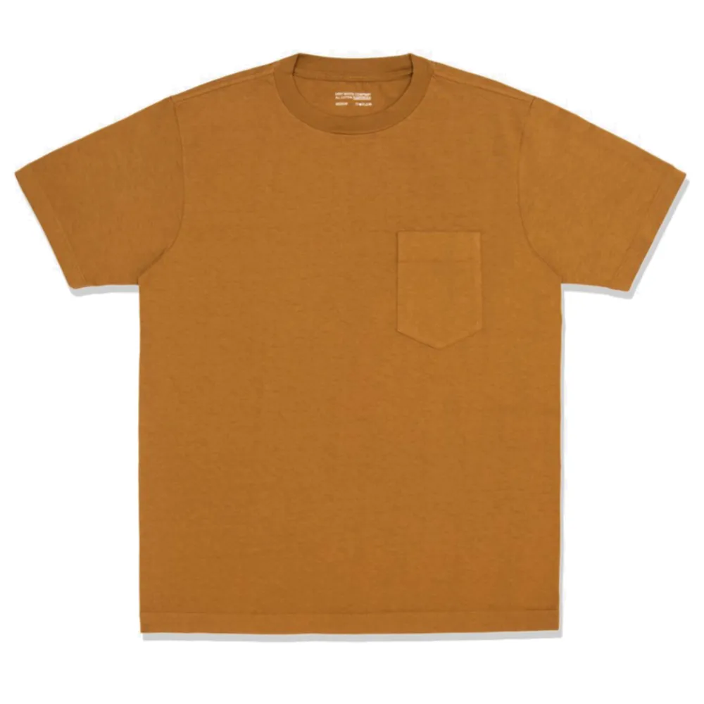 Lady White Co. Balta Pocket T-Shirt Tobacco Printed uniqueness Breathable mesh panel