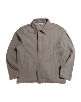 Herringbone Lady White Co. Double Knit Jacket Anvil Grey