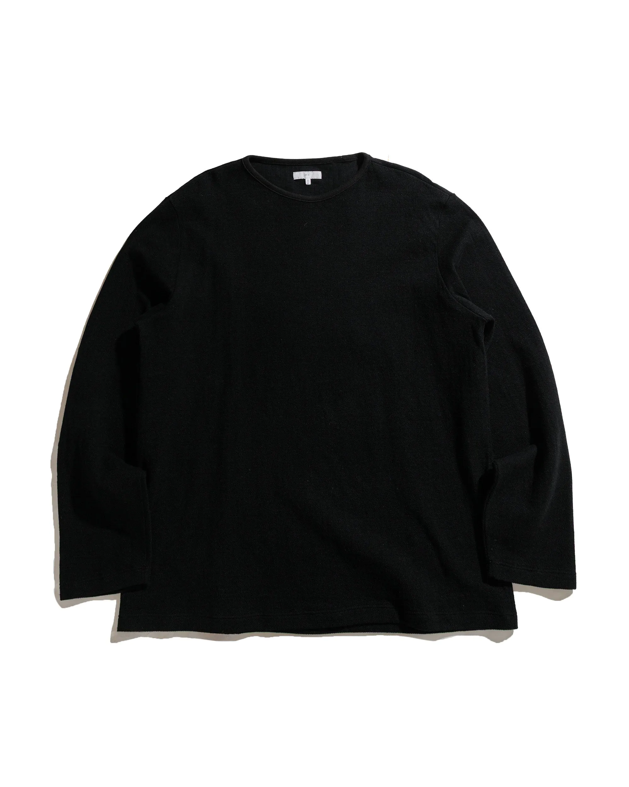 Classic Layering Lady White Co. Double Knit Sweater Black