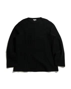 Classic Layering Lady White Co. Double Knit Sweater Black