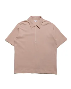 Lady White Co. Half Zip Polo Pink Glass mountain style Pockets