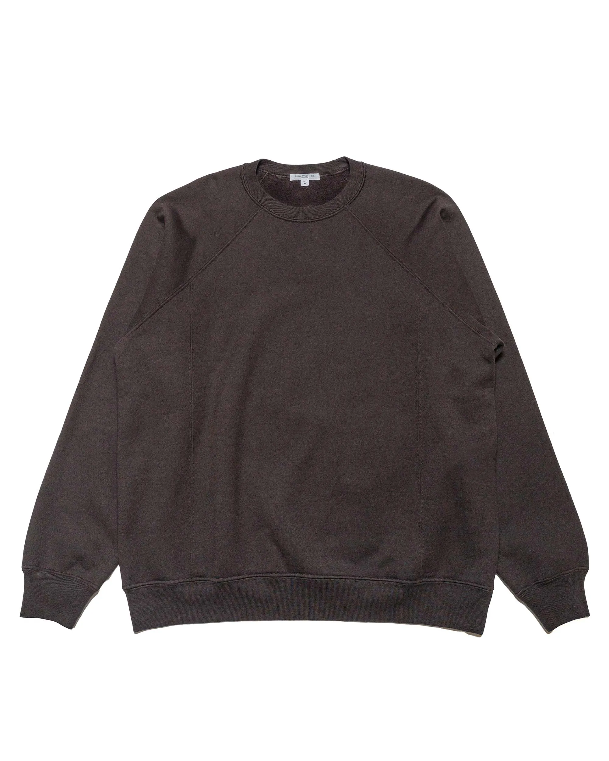 Tall Length Lady White Co. Heavy Gusset Crewneck Tire Black