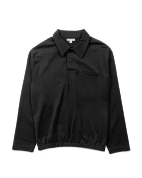 Midweight Textile Loose style Lady White Co. L/S Richmond Polo Black