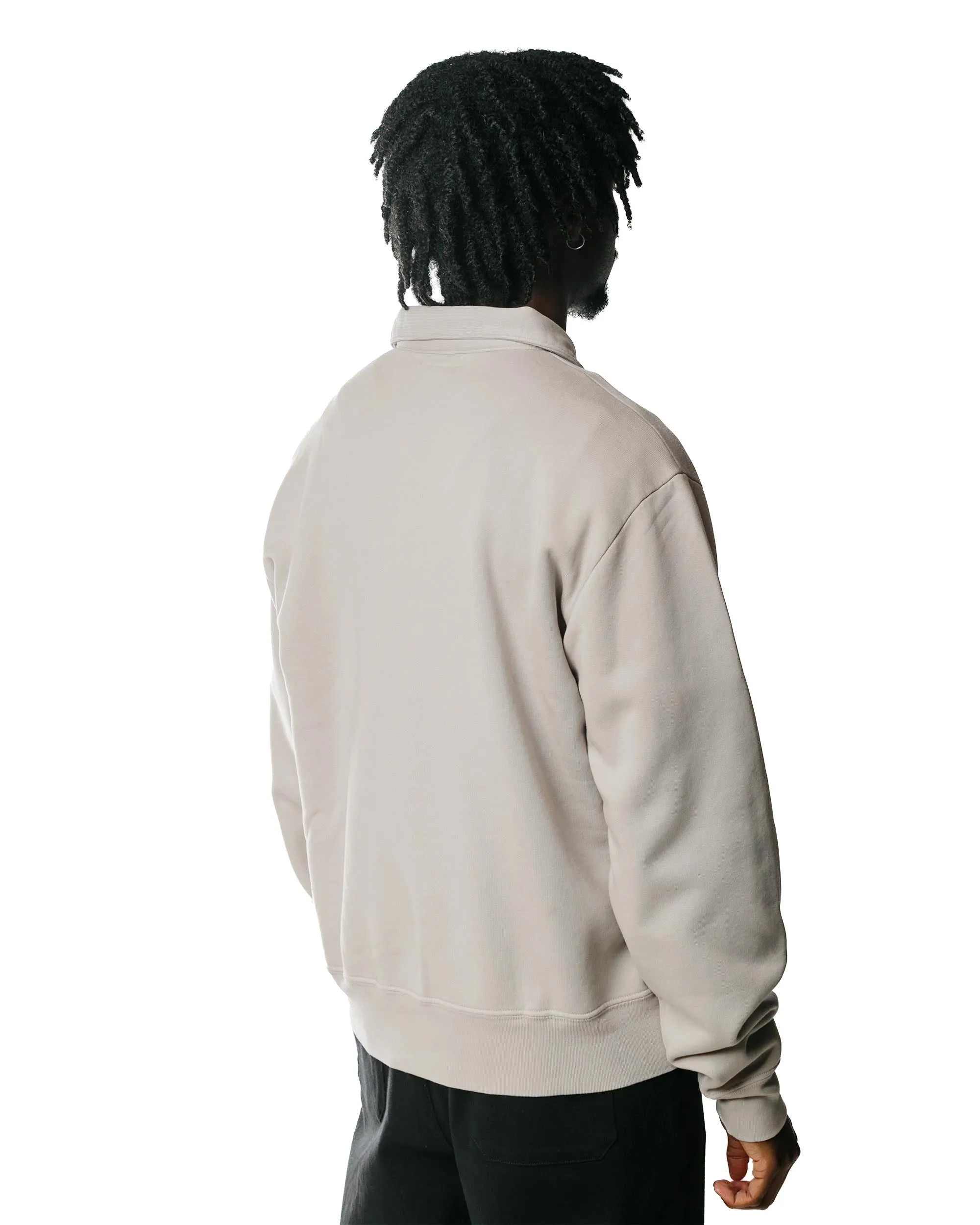 Lady White Co. Quarter Zip Sweatshirt Scarlet Grey Comfort Layering
