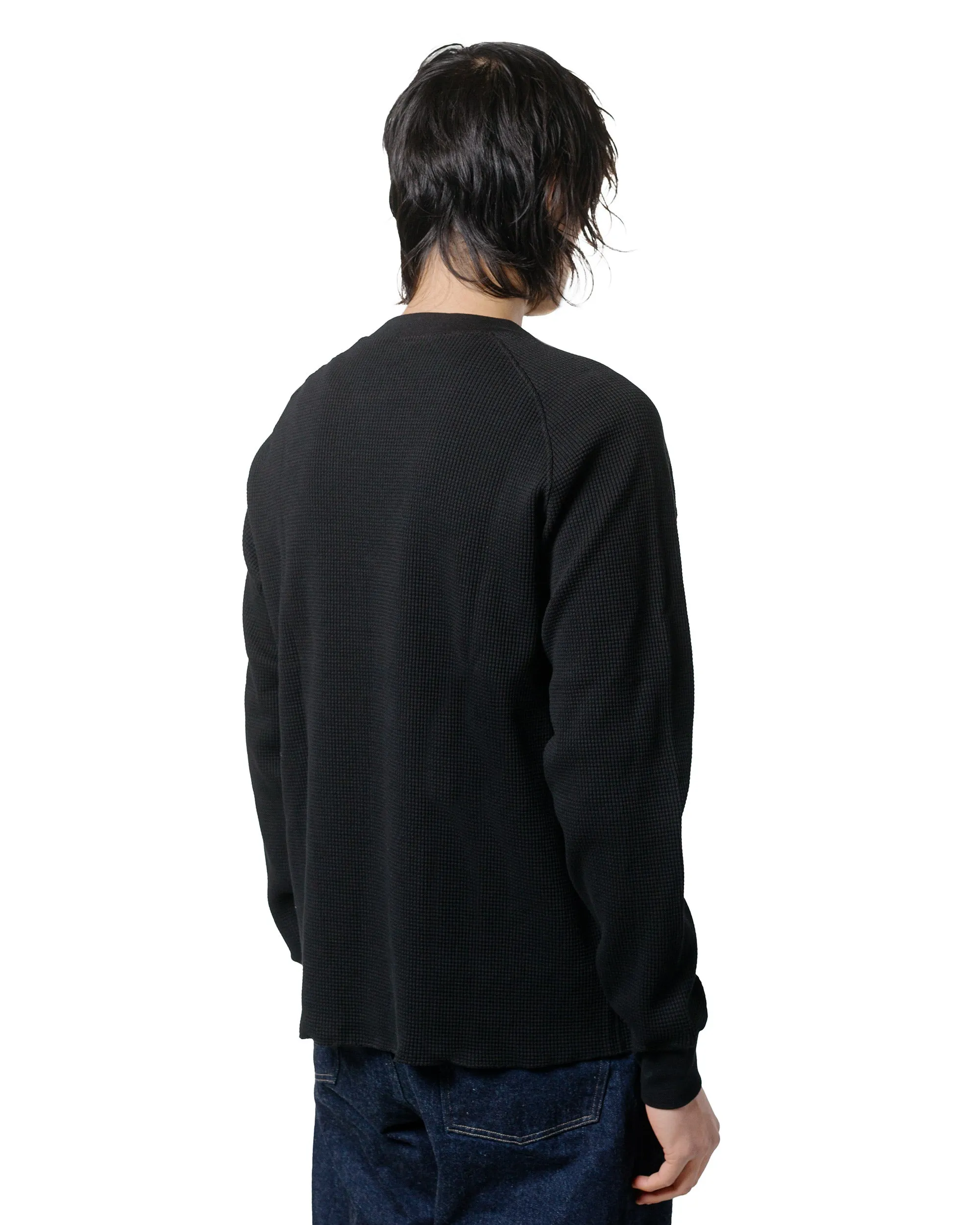 Street Bold Urban Casual Lady White Co. Raglan Thermal Black