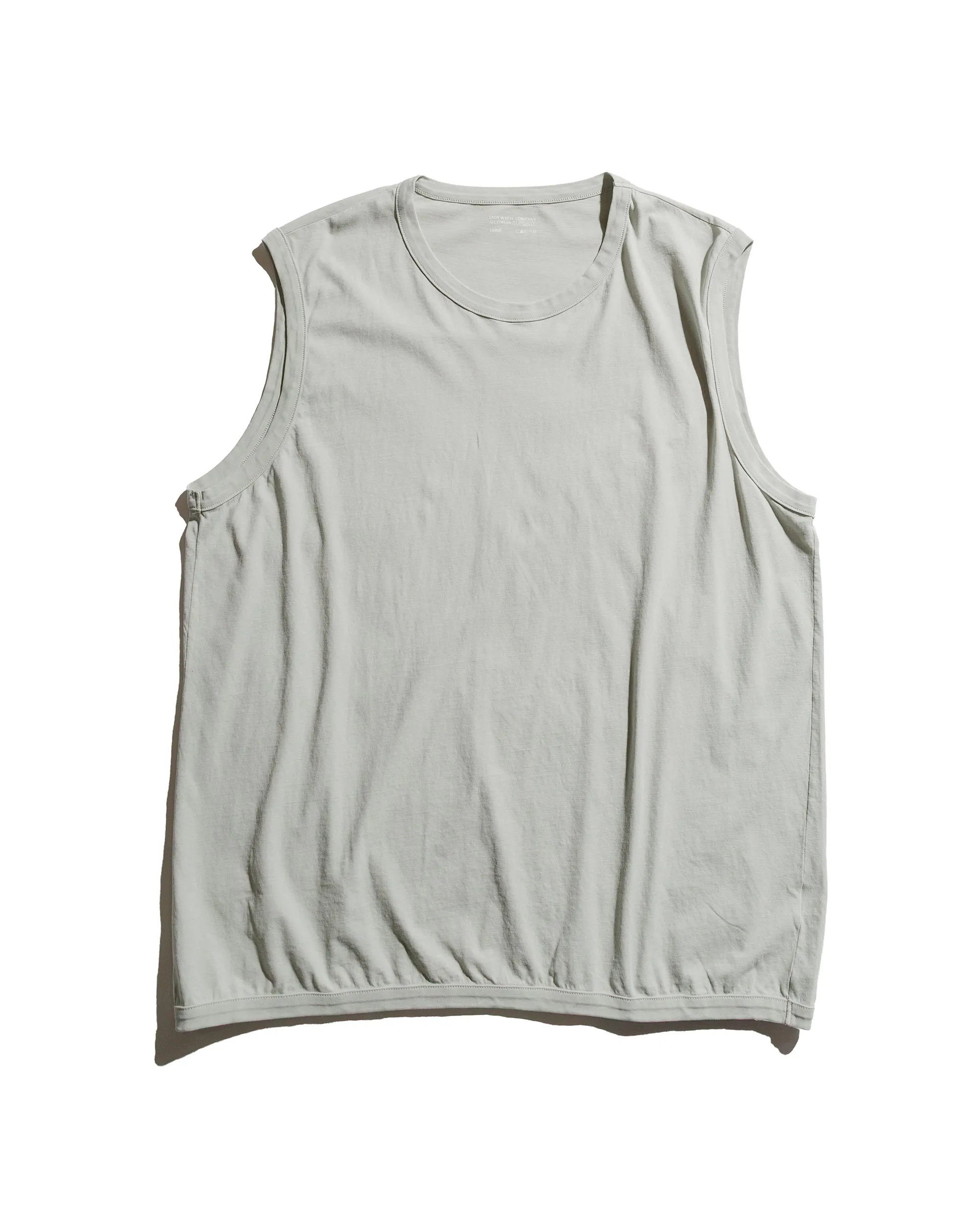 Lady White Co. Sleeveless T-Shirt Swiss Natural Minimal Trend