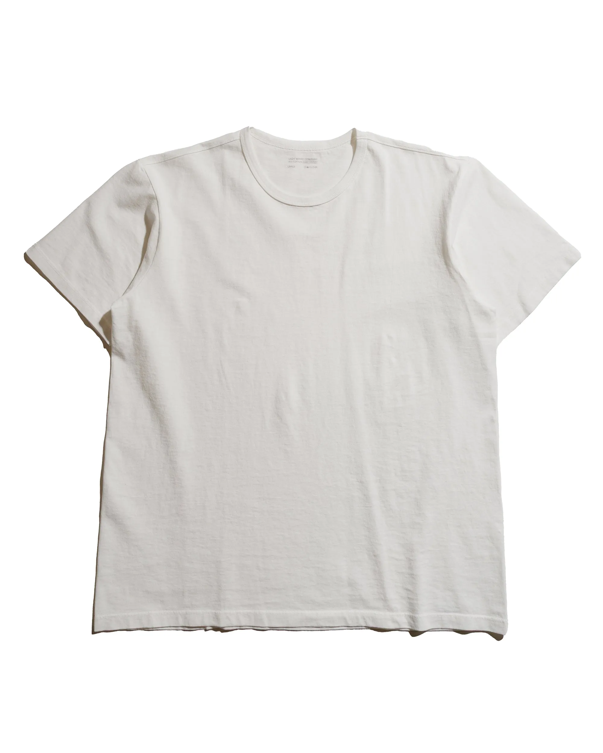 ReinforcedNeckline light layering Lady White Co. T-Shirt 2-Pack White