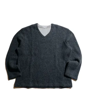 Lady White Co. V Neck Snap Sweater Charcoal product generic practicality