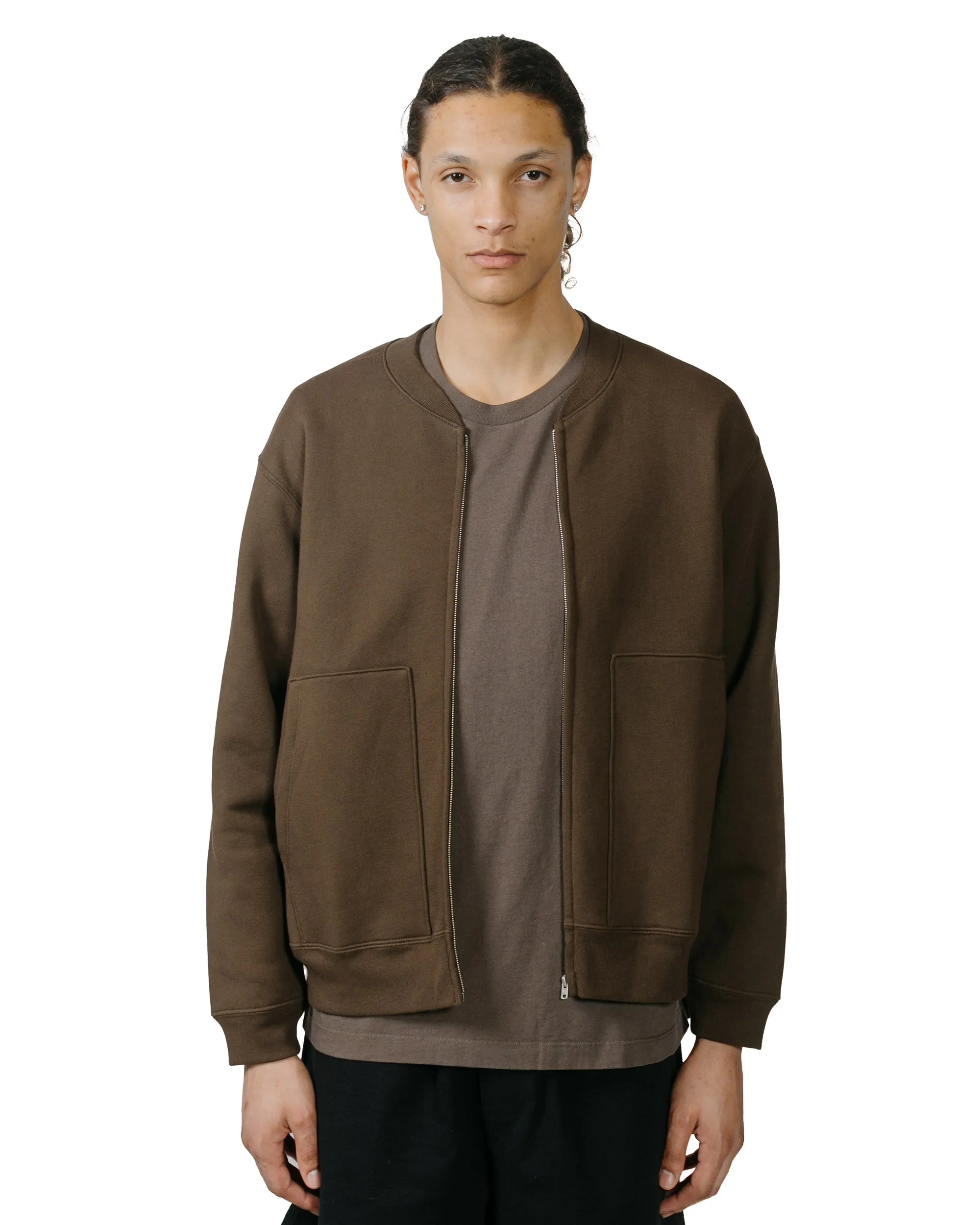 Stylish Layer Stylish Hoodie Lady White Co. Zip Crew Neck Bark
