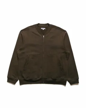 Lady White Co. Zip Crew Neck Bark Layered Style Adjustable