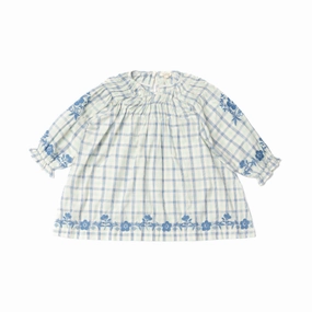 Summer Air Daily Option Lali Tulip Dress, Minty Chex