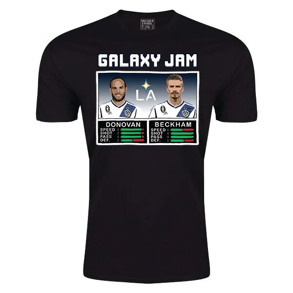 QuickDry LA Galaxy Jam - Donovan and Beckham Retro T-Shirt