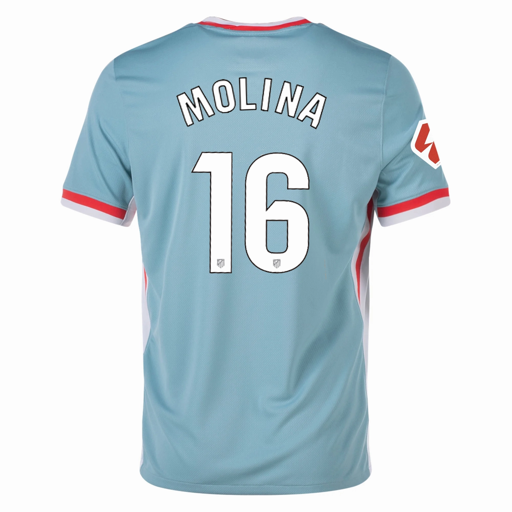 Nike Atletico Madrid Nahuel Molina Away Jersey w/ La Liga Patch 24/25 (Cannon/Phantom/Light Crimson) Workout Session