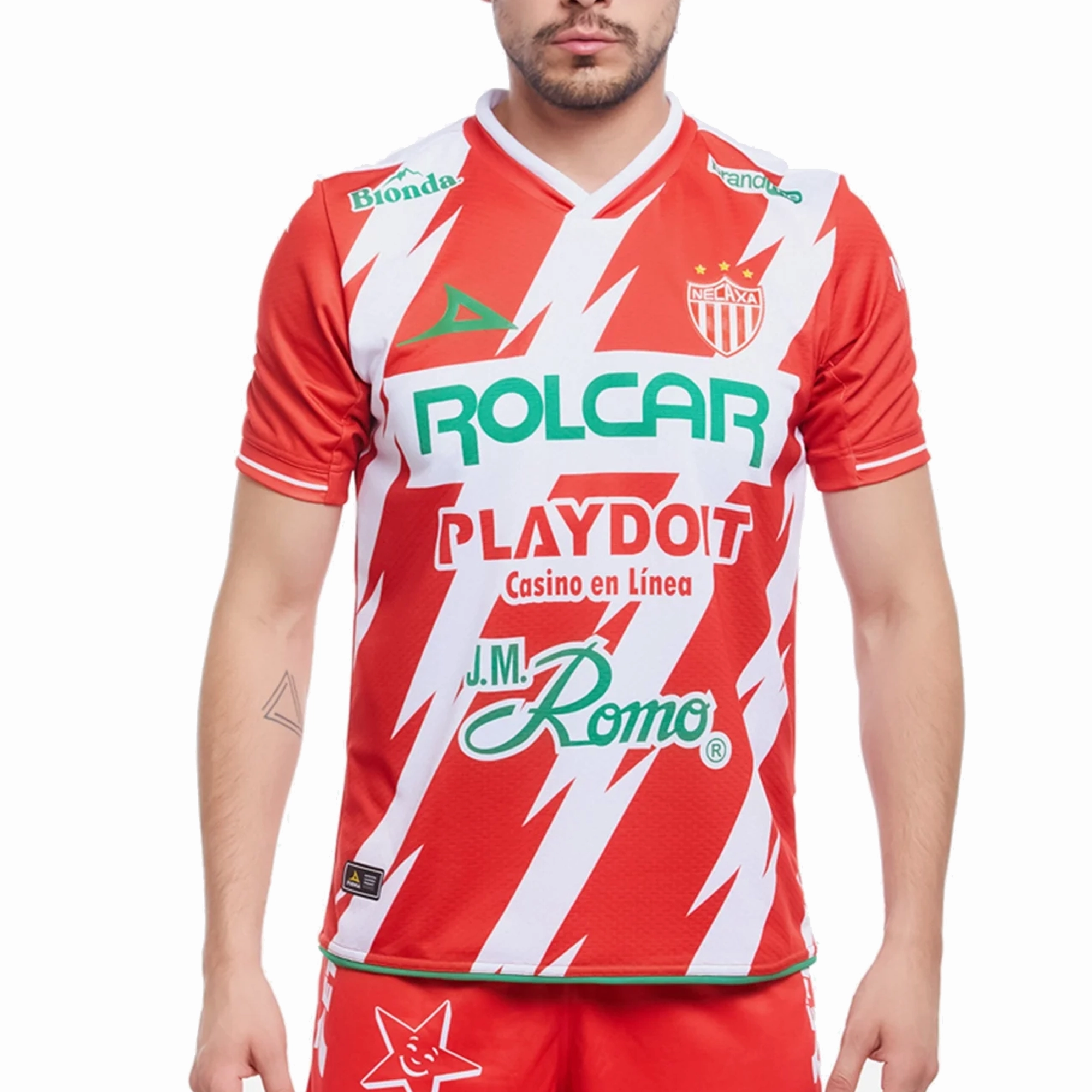 Climate Control Smooth Coverage Prima Necaxa Home Jersey 24/25 (Red/White)