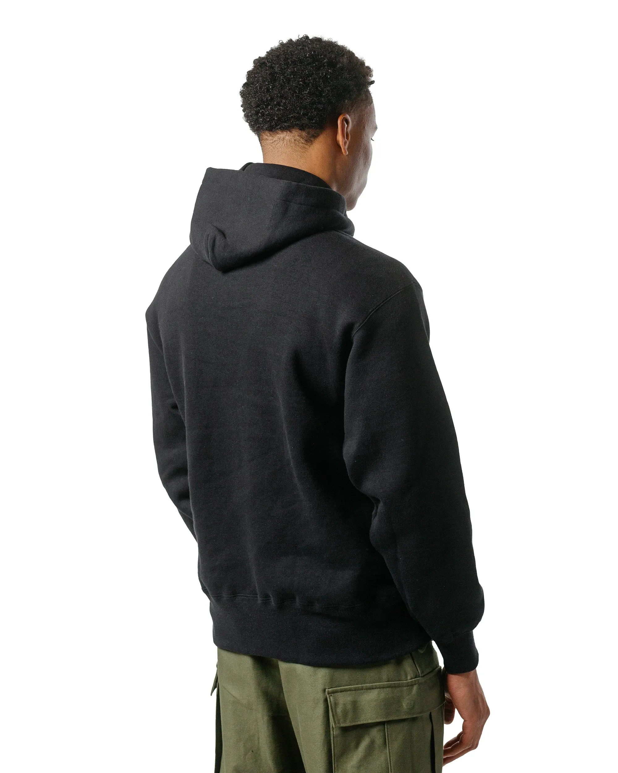 The Real McCoy??s MC24114 10 Oz. Loopwheel Hooded Sweatshirt Black product bag functionality