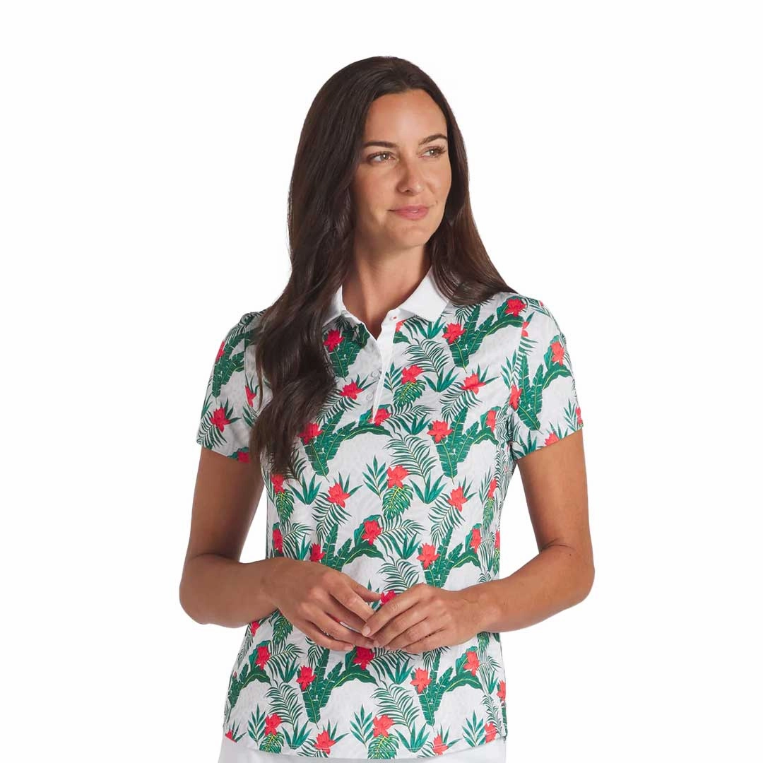 Functional Performance Puma - Women's MATTR Tropic Short Sleeve Golf Polo (623925 01)